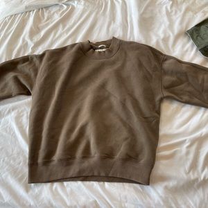 oversized abercrombie and fitch crewneck